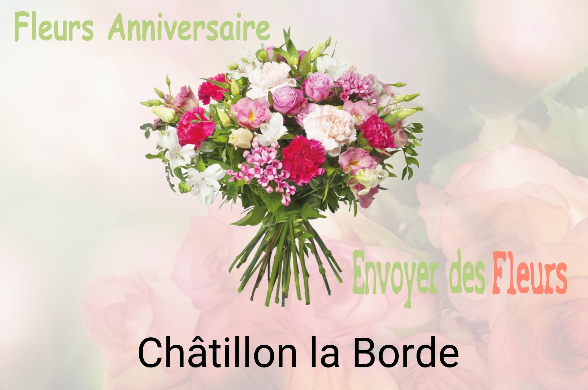 Bouquet de fleurs d’anniversaire livré à Châtillon-la-Borde